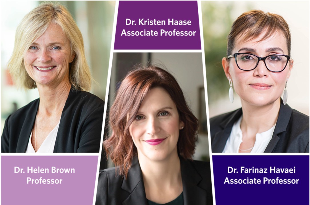 Three New Promotions! Congratulations to Dr. Helen Brown, Dr. Kristen Haase, and Dr. Farinaz “Naz” Havaei, newly promoted, retroactive from July 1, 2024.