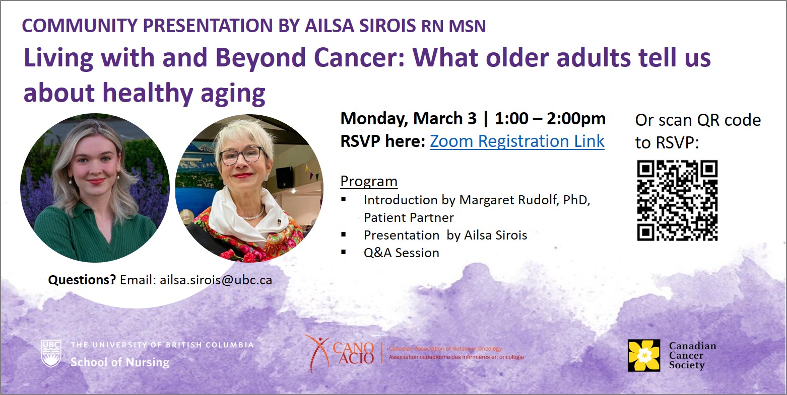 Community Presentation by Ailsa Sirois RN MSN